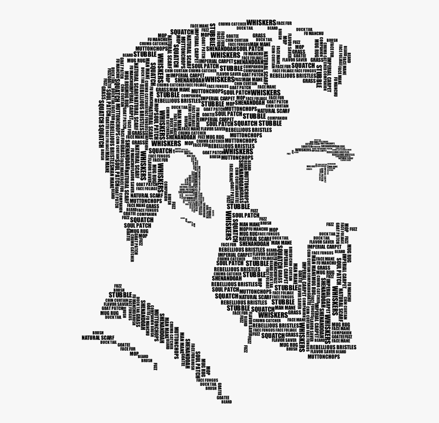 Visual Arts,art,area - Beard, Transparent Clipart