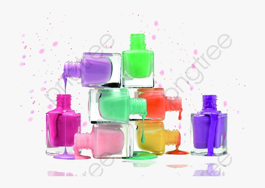 Transparent Nail Polish Clipart - Dripping Nail Polish, Transparent Clipart