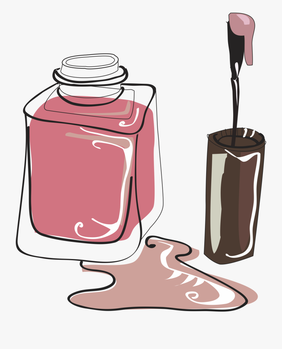Nail Polish Manicure Onychomycosis - Manicure Clipart, Transparent Clipart