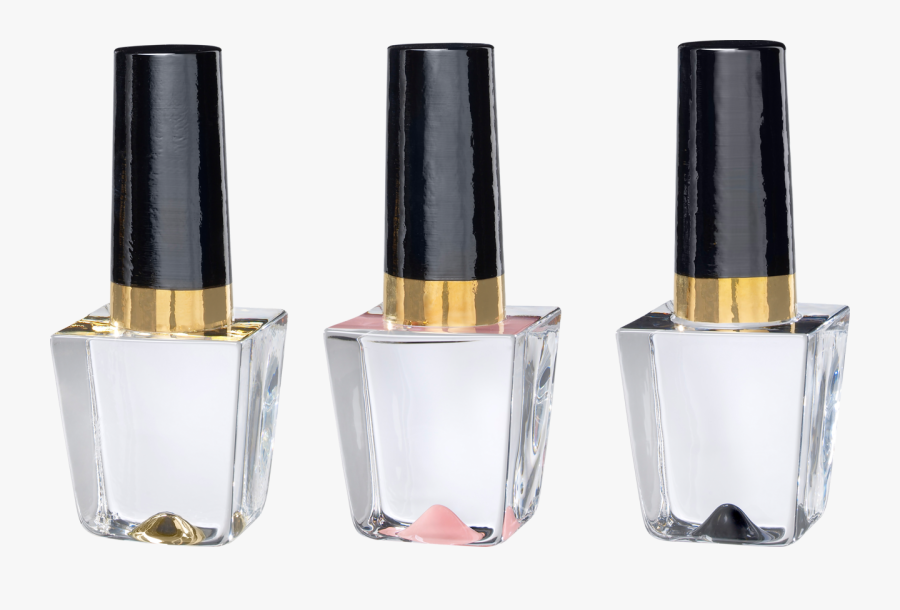 Transparent Nail Polish Clipart Black And White - Nail Polish Bottle Transparent, Transparent Clipart