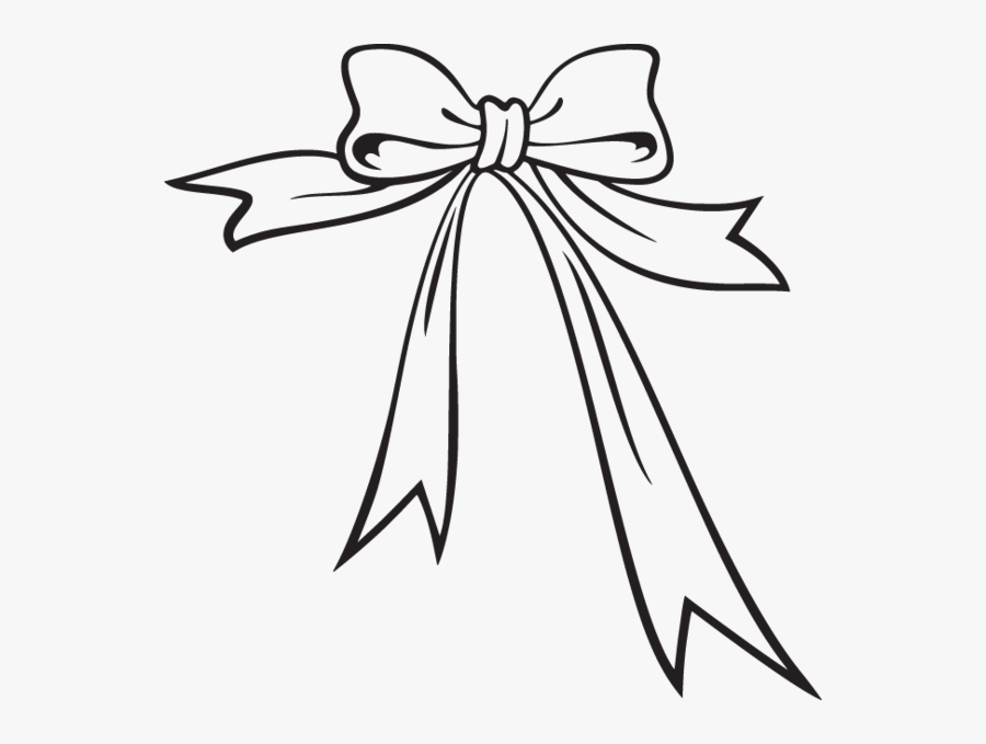 Ribbons Clipart Black And White, Transparent Clipart