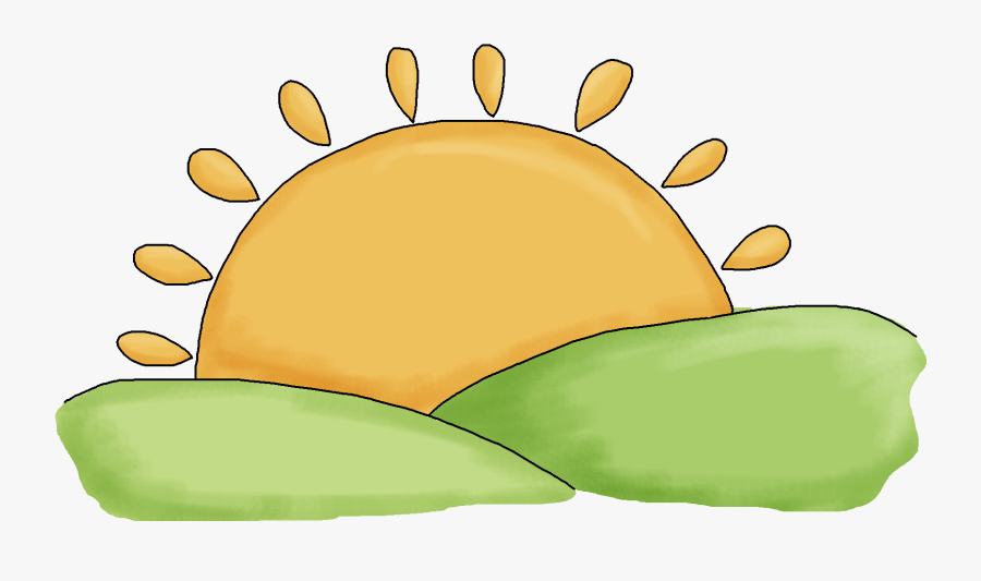 Clip Sunrise Flash - Clip Art Sunrise Cartoon, Transparent Clipart