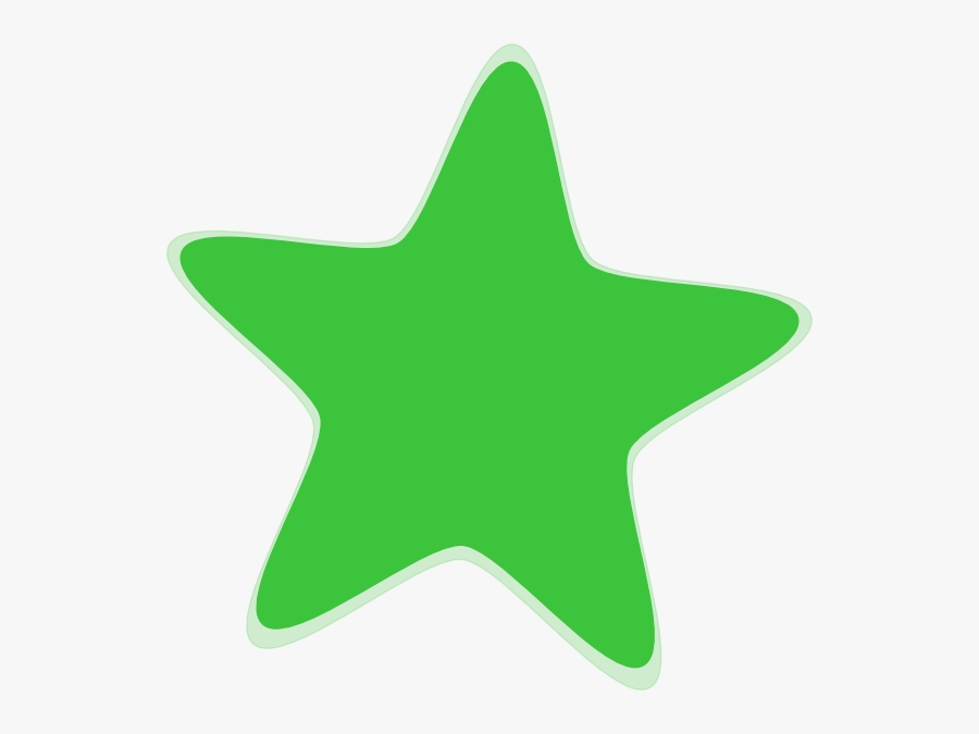 Green Star Svg Clip Arts - Green Star Clipart, Transparent Clipart