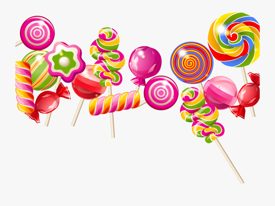 Clip Art Cartoon Transprent - Lollipop Png, Transparent Clipart