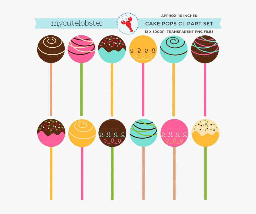 Clip Art Balls Lollipop Donuts - Cake Pop Clipart Png, Transparent Clipart