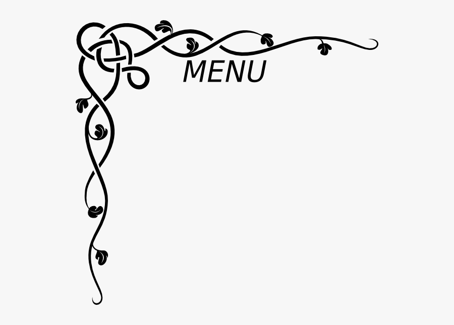Menu Clip Art, Transparent Clipart