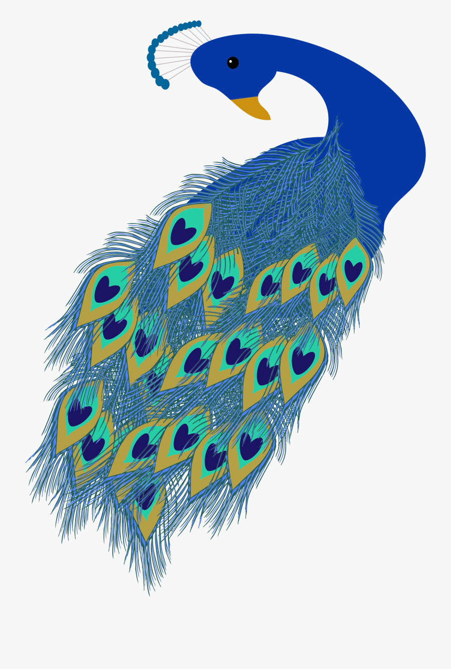 Peacock Illustration Clip Arts - Peacock Png, Transparent Clipart