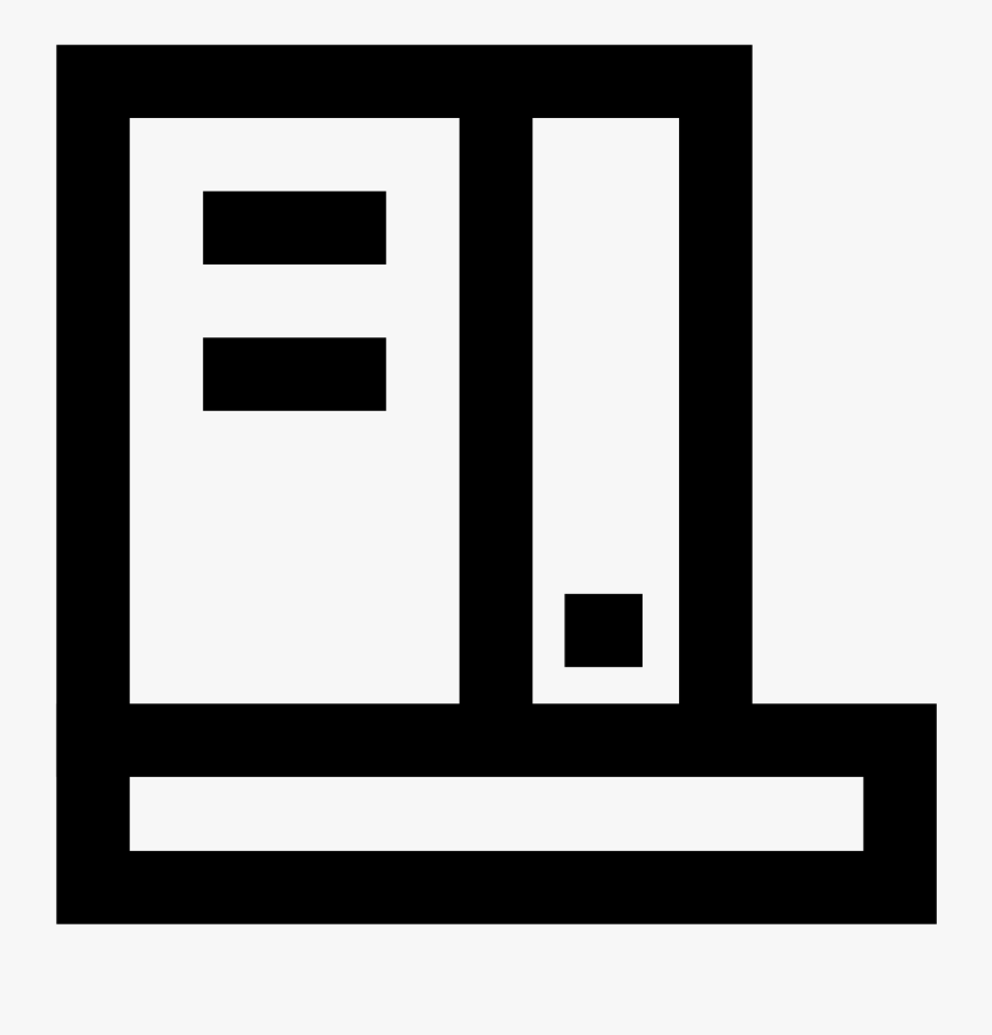 The Icon Start Menu Starts With A Horizontal Rectangle - Start Menu Icon, Transparent Clipart