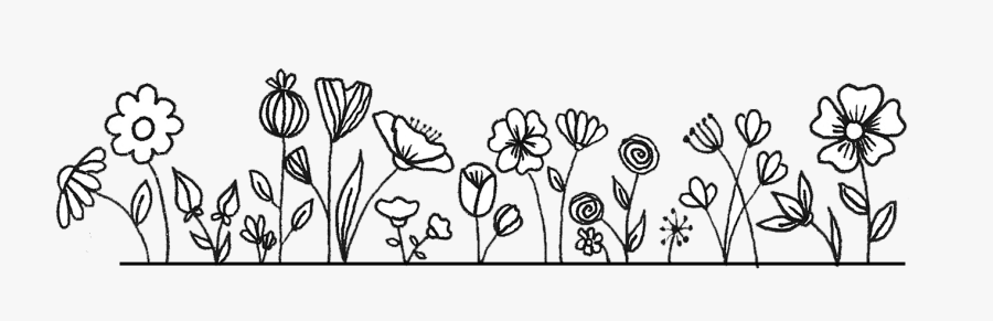 Clip Art Petite Floral The Planner - Flower Doodle Art Png, Transparent Clipart