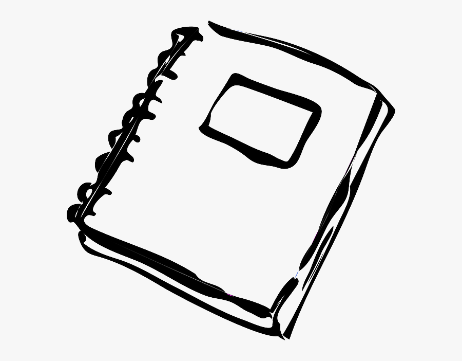 Notebook Clipart Black And White, Transparent Clipart