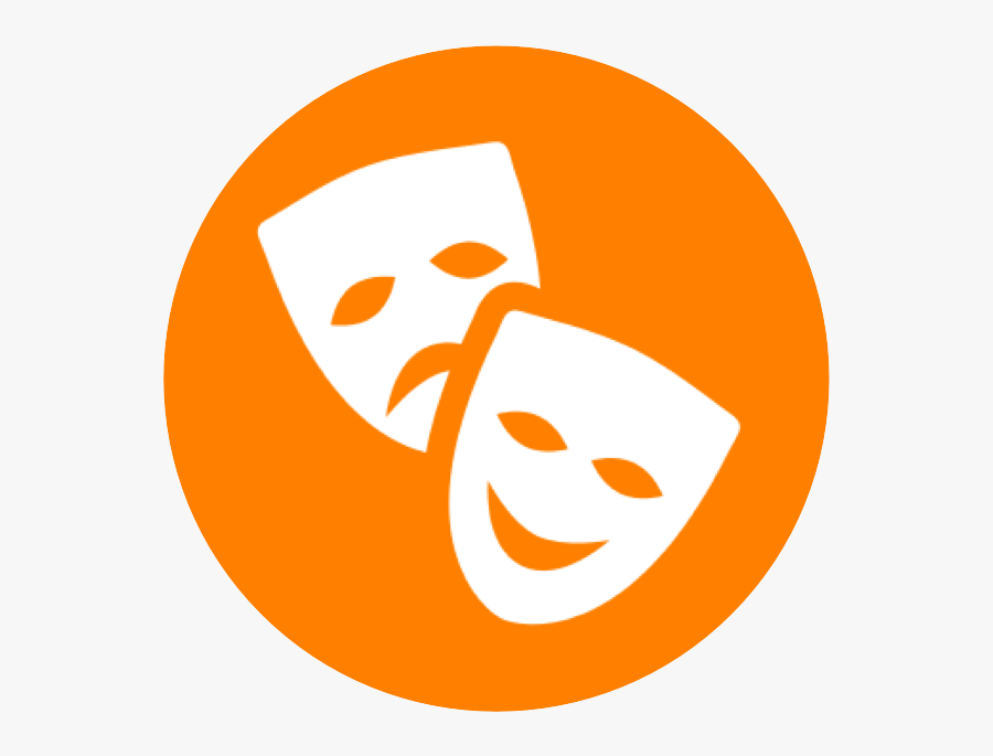 Drama Masks Png White, Transparent Clipart