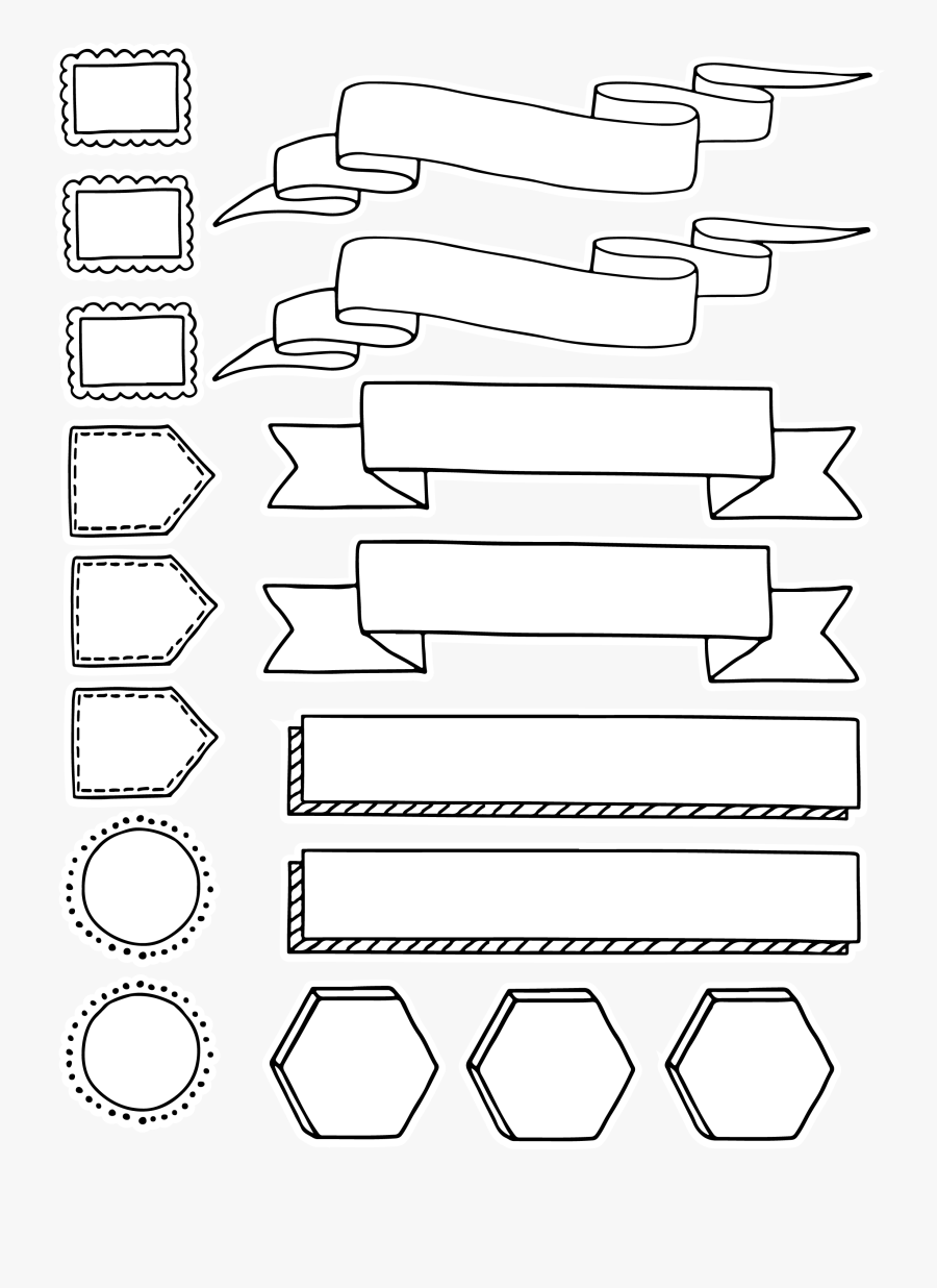 Free Printable Planner And - Line Art, Transparent Clipart