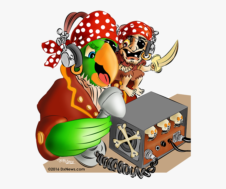Transparent Thanksgiving Ham Clipart - Pirate Radio Dx Clip, Transparent Clipart