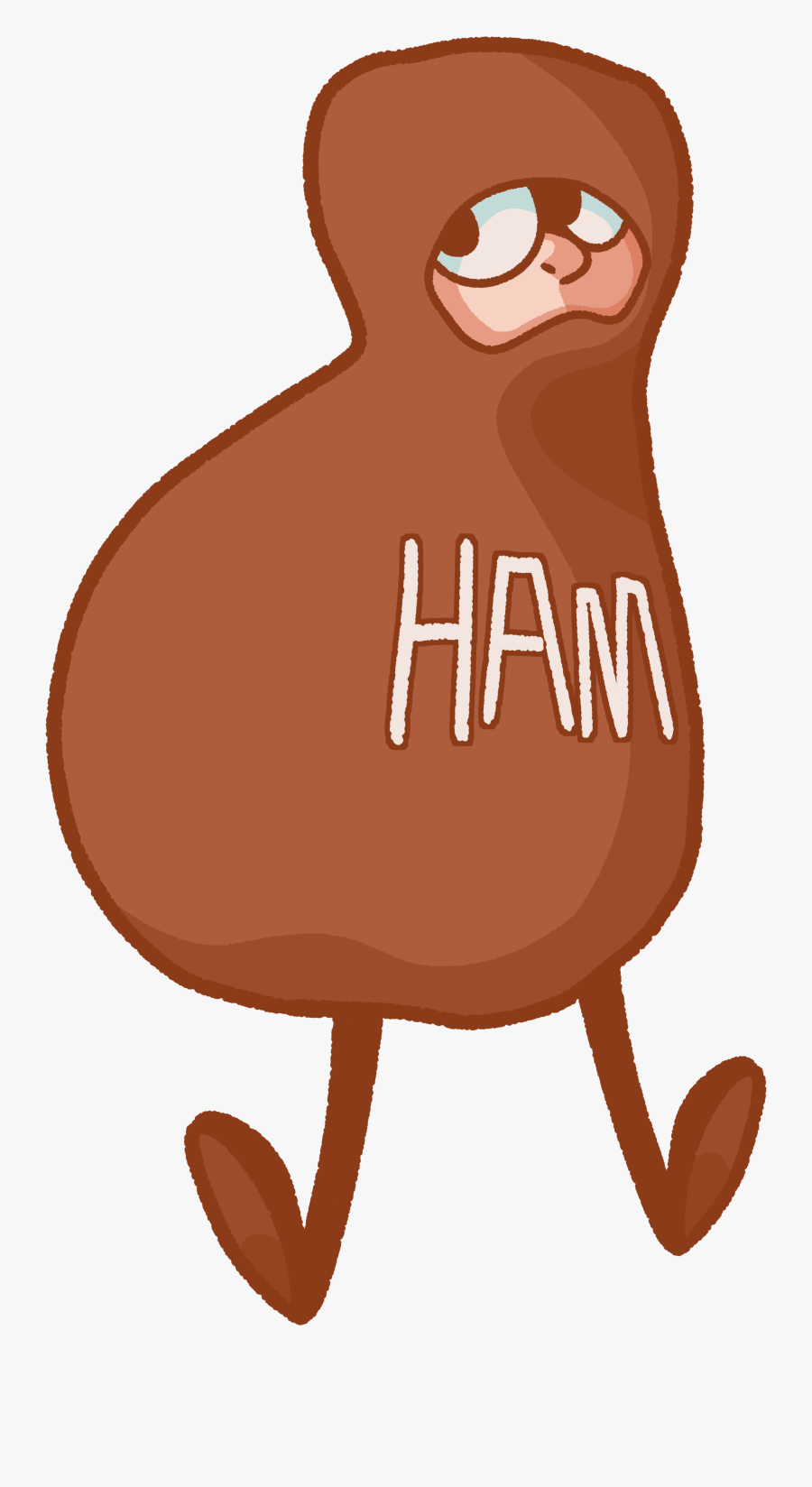 What A Ham - Illustration, Transparent Clipart