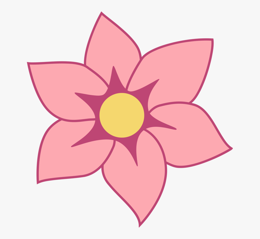 Pink,plant,flora - Cake Flower Clipart Png, Transparent Clipart