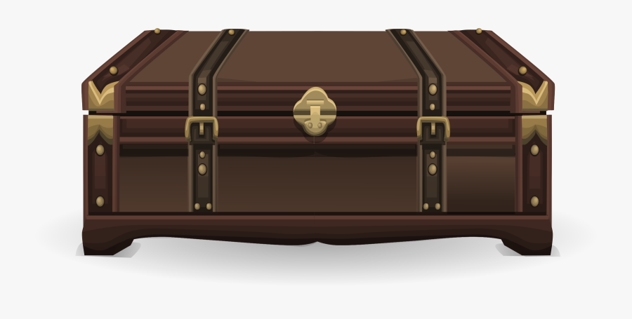 Antique Suitcase From Glitch - Close Antique Trunk Clipart Transparent Background, Transparent Clipart