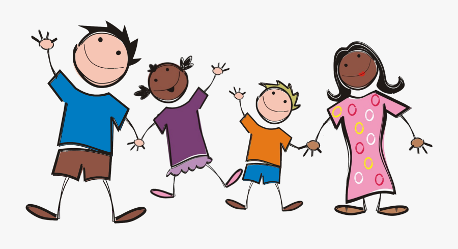 Family Cartoon Moving Transparent Background Clipart - Dad And Me Clip Art, Transparent Clipart