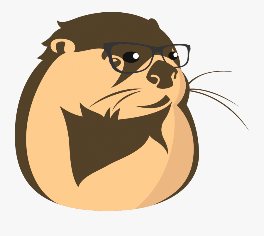 Clip Art River Otter Clip Art - Otter Vector, Transparent Clipart