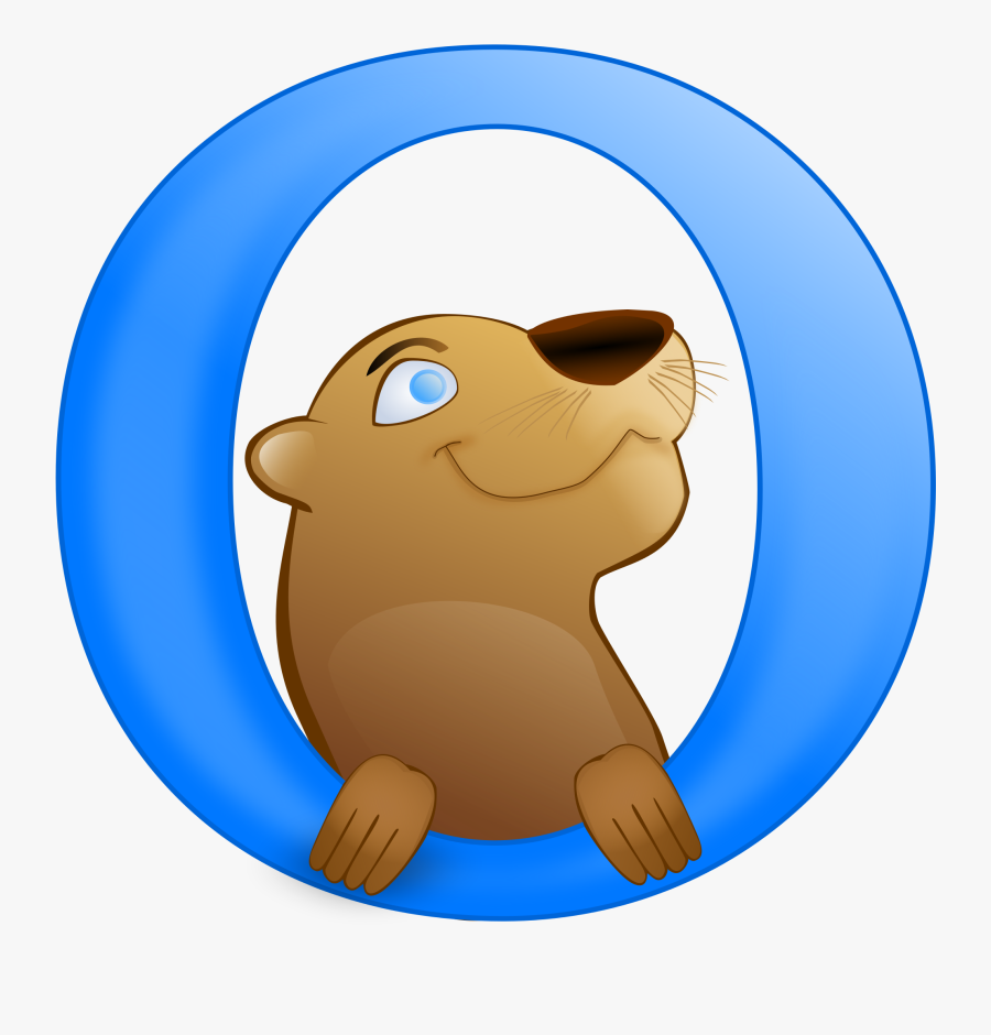 Otter Clipart Transparent Clip Art Library - Otter Browser Logo, Transparent Clipart