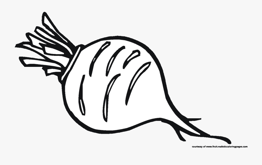 Ham Clipart Black And White - Beetroot Black And White, Transparent Clipart