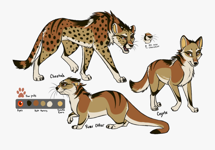 Clip Art Picture Free Download - Cool Cartoon Anime Cheetah, Transparent Clipart
