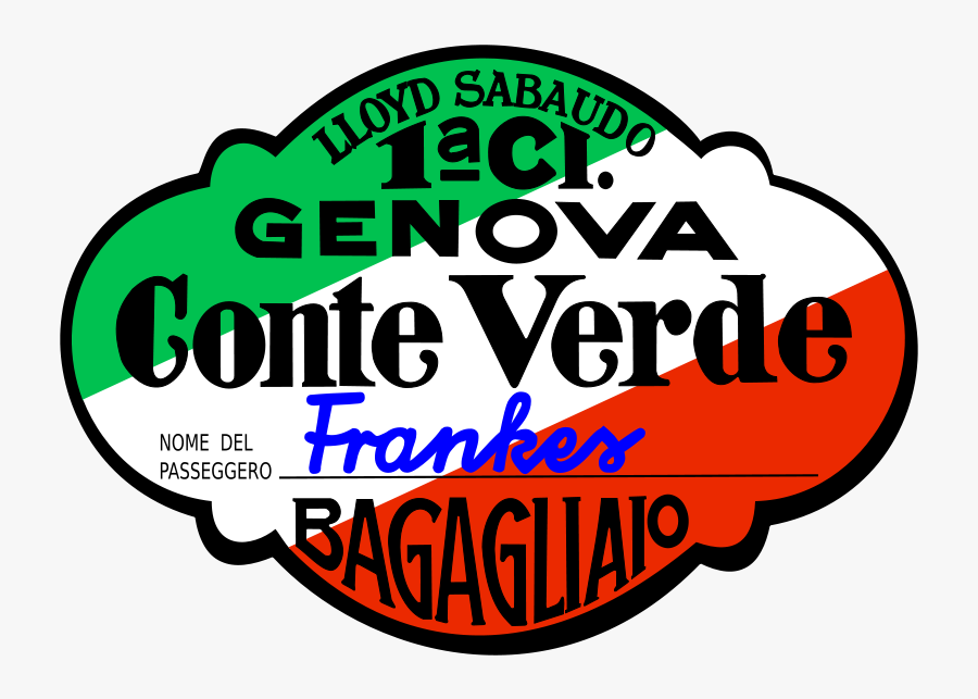 Lloyd Suitcase Sticker - Clip Art Suitcase Sticker, Transparent Clipart