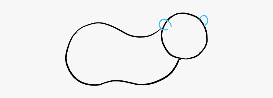 How To Draw An Otter - Line Art, Transparent Clipart