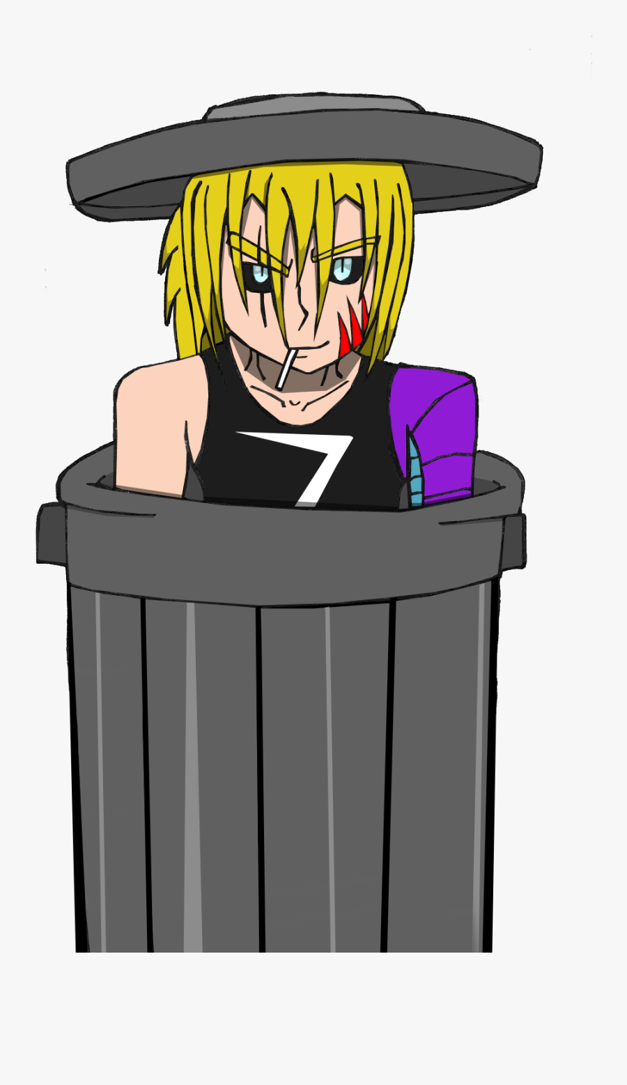 Lash In The Trash - Cartoon, Transparent Clipart