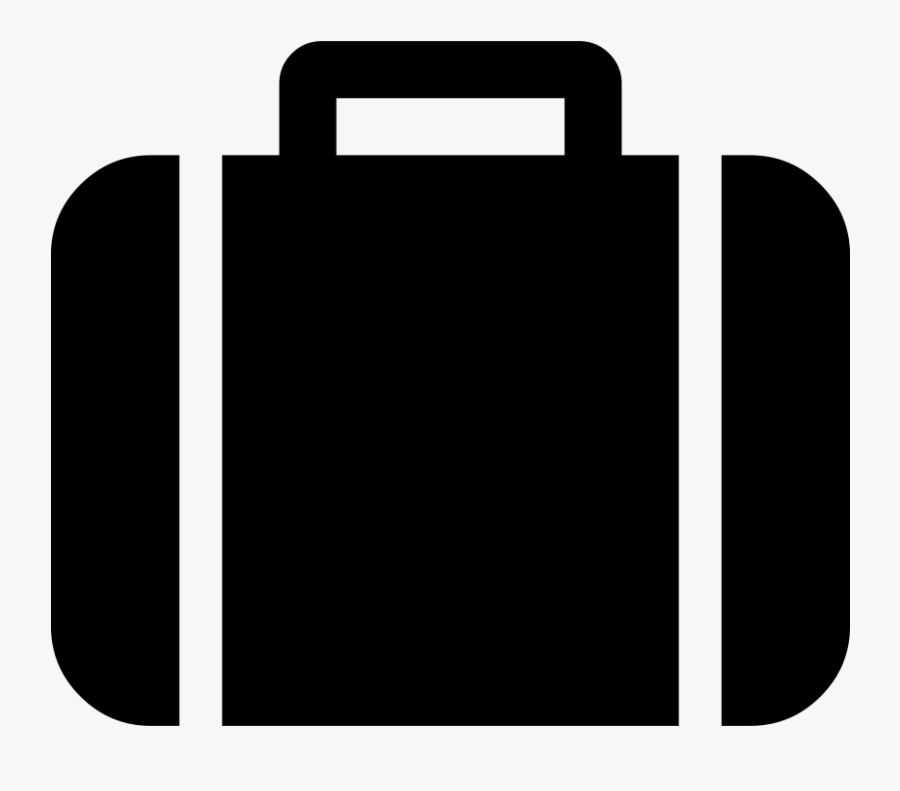 Luggage Symbol Clipart , Png Download - Suitcase Black And White, Transparent Clipart