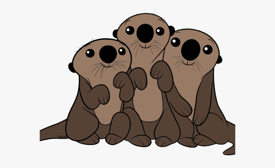 Sea Otters Clipart - Cartoon Otter Finding Dory, Transparent Clipart