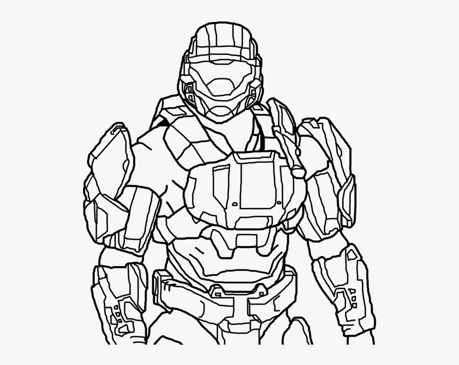Halo Reach Eva Line Art By Bojaking - Halo Odst Coloring Pages, Transparent Clipart