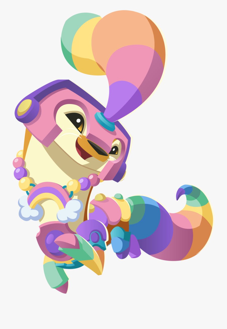 April Bundle Slide Otter Rainbow - Cartoon, Transparent Clipart