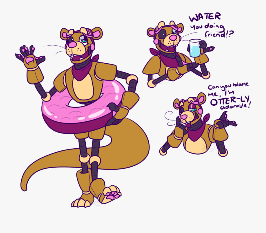 Otter Animatronic Fnaf - Music Man Fnaf Endoskeleton, Transparent Clipart