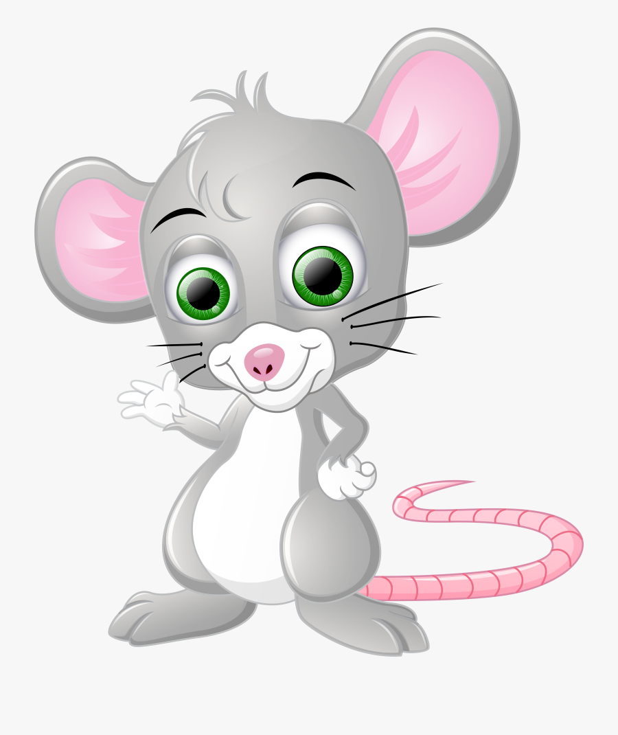 Rat Clipart Carton - Cartoon Mouse Transparent Background, Transparent Clipart