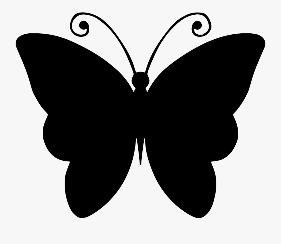 Black And White Butterfly Drawing Clipart , Png Download - Butterfly ...