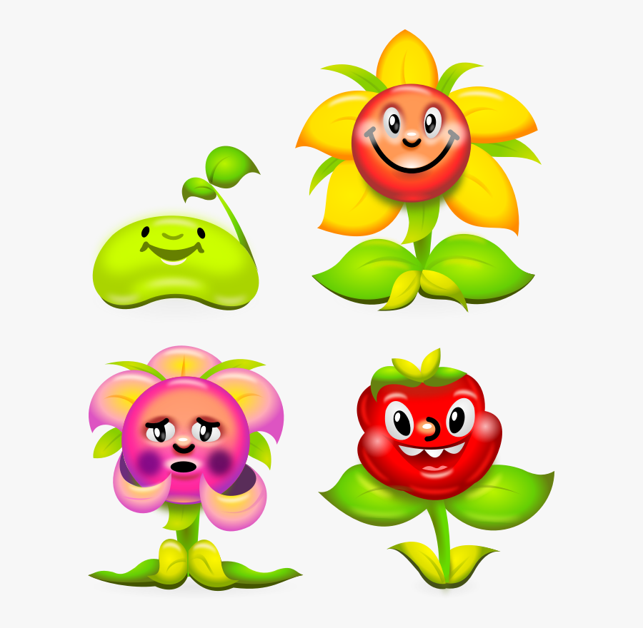 How To Draw A Cartoon Rat 17, Buy Clip Art - Cartoon Character Flower, Transparent Clipart