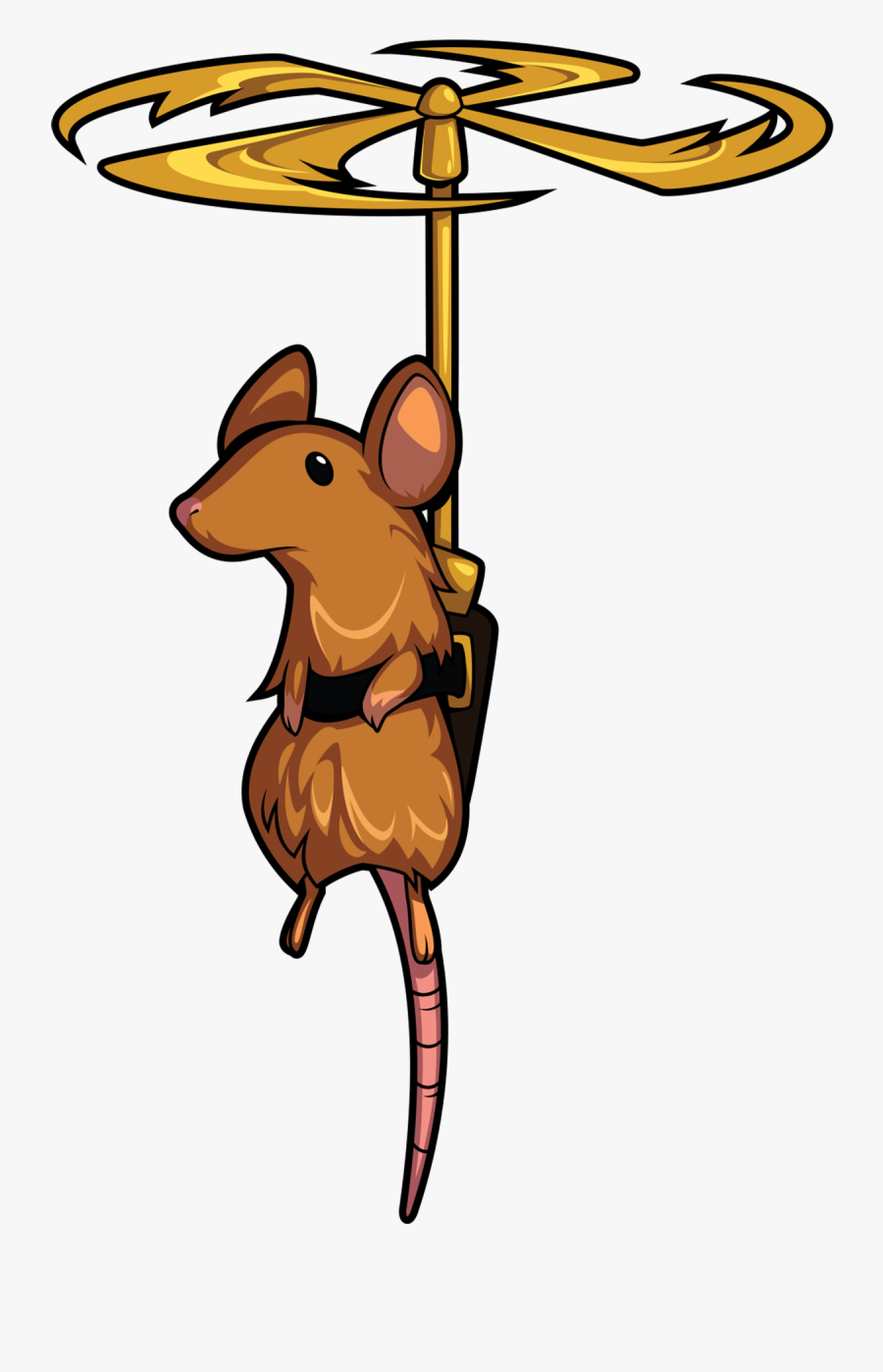 Shovel Knight Wiki - Shovel Knight Propeller Rat, Transparent Clipart