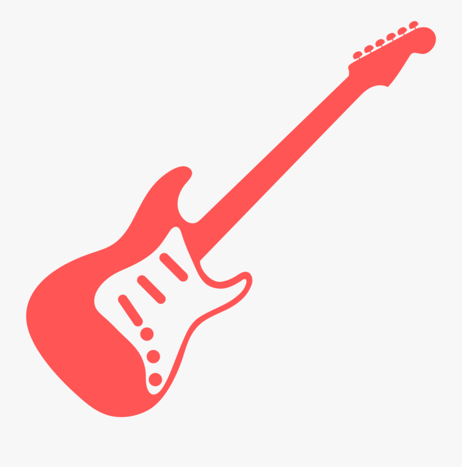 Transparent Electric Guitars Clipart - Squier Stratocaster Deluxe Hot Rails, Transparent Clipart
