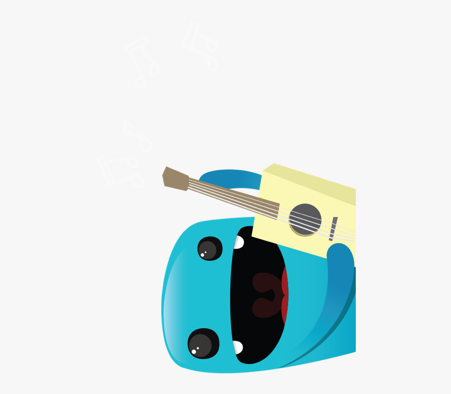 Monster Clipart Guitar - Graphic Design, Transparent Clipart