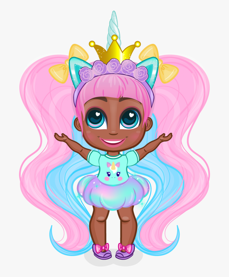 Maya - Hairdorables Hair Dude Ables, Transparent Clipart