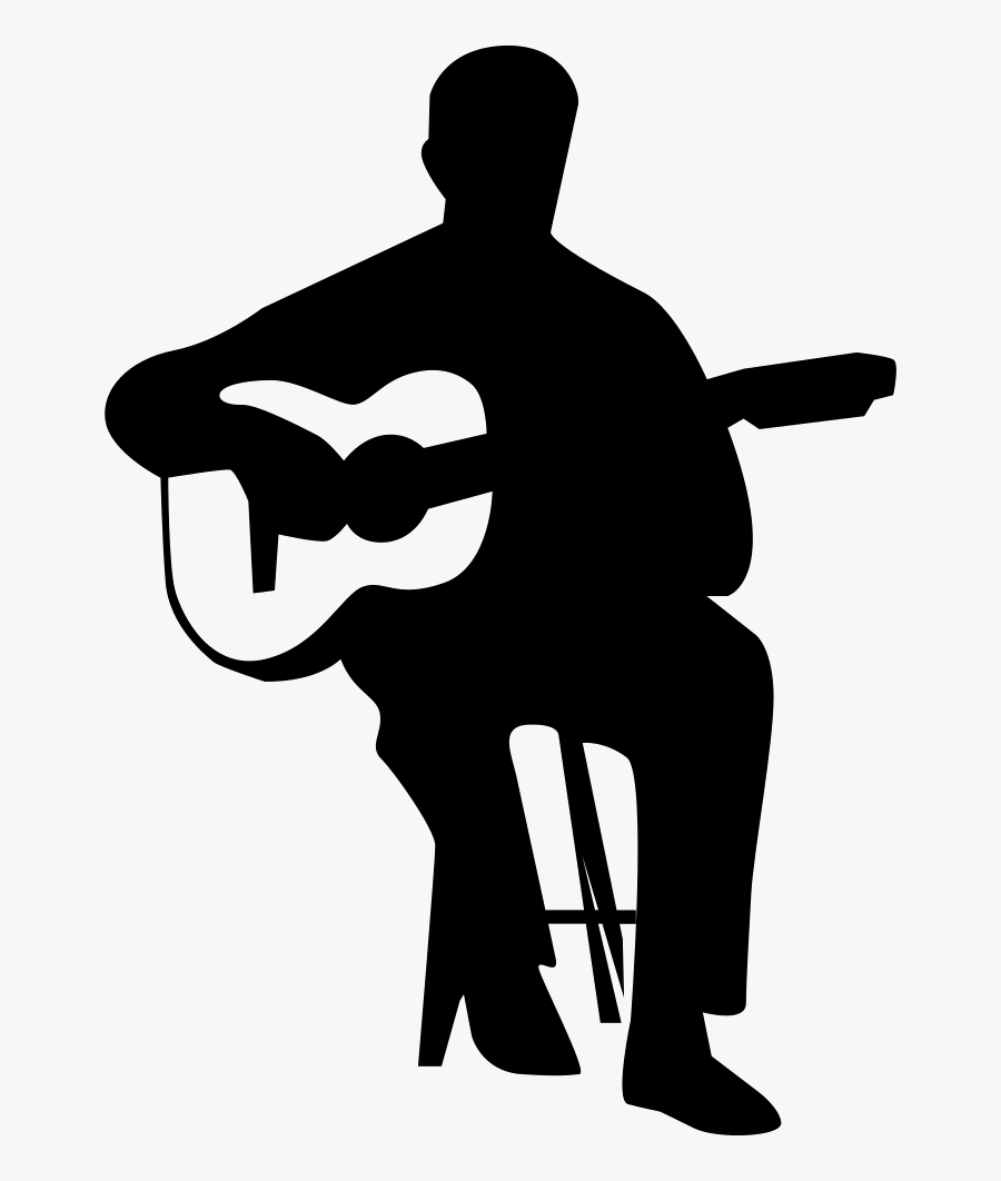 Guitar Player Png - Guitar Playing Vector Png, Transparent Clipart