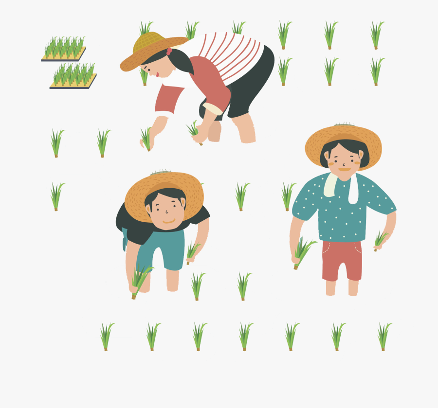 Farmers Clipart India Rural - Farmer Cartoon Png, Transparent Clipart