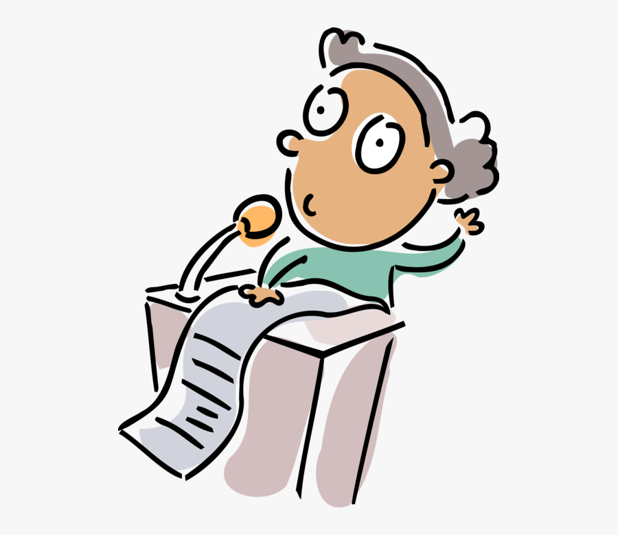 Vector Illustration Of Businesswoman Delivers Speech, Transparent Clipart