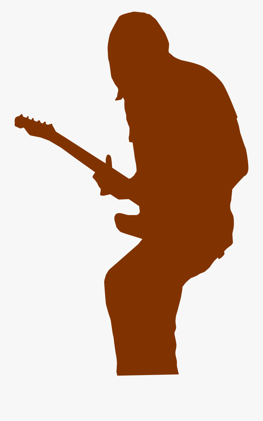 Clipart - Guitarist - Guitar Player, Transparent Clipart