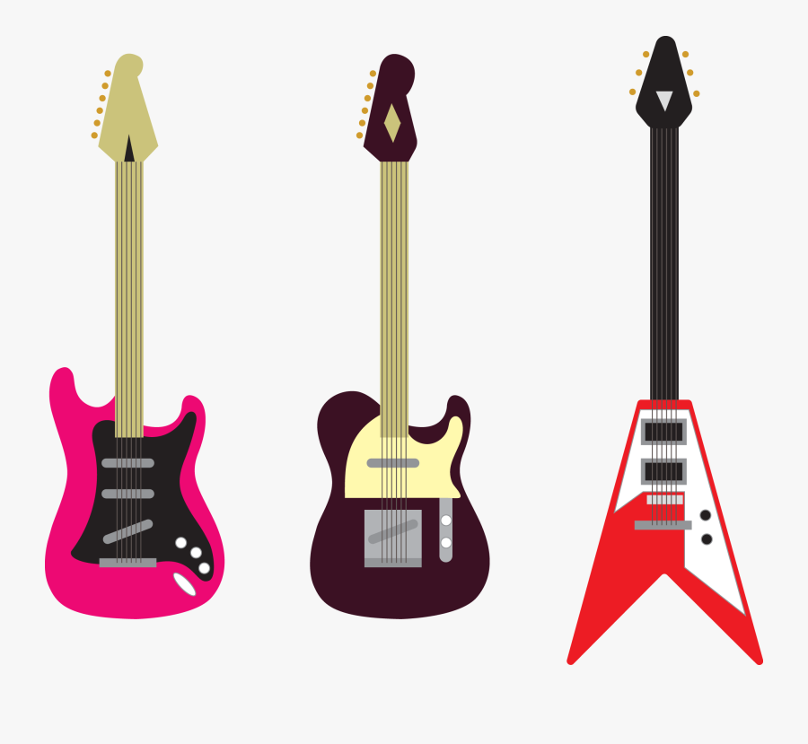 Download Electric Guitar Computer File - Guitar, Transparent Clipart