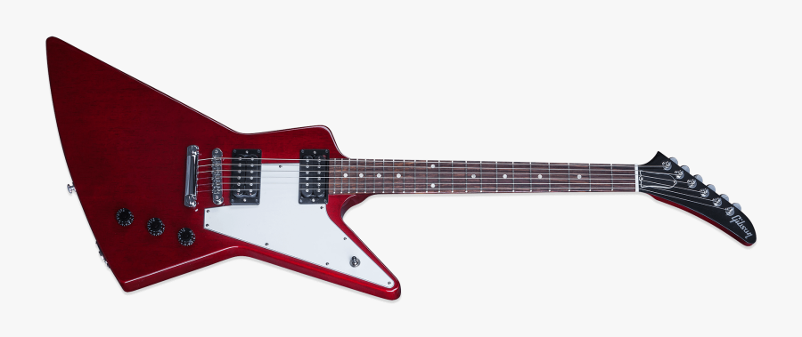 Clip Art Library Stock Explorer Guitar Planet T - Gibson Explorer Black White, Transparent Clipart