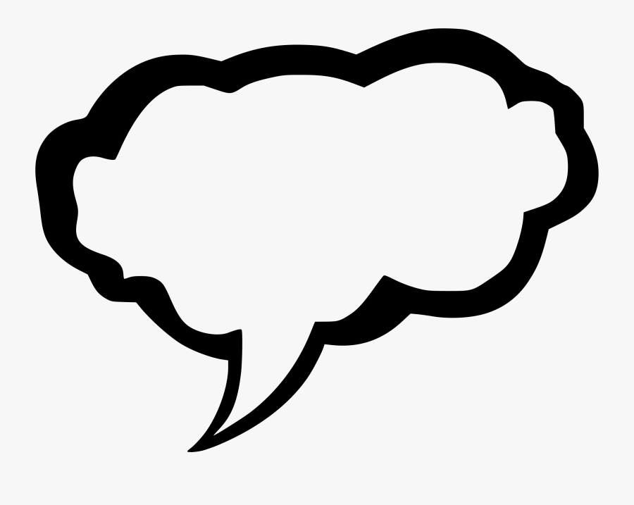 Clipart - Speech - Awan Berpikir Png, Transparent Clipart
