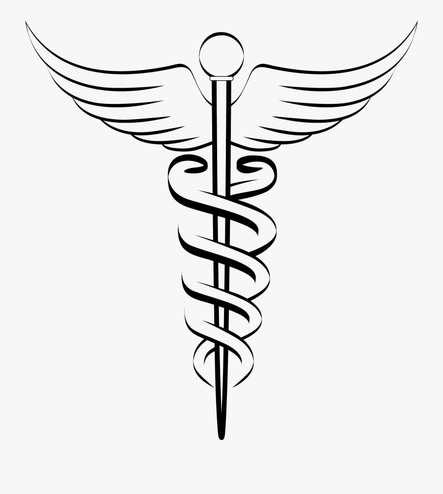 Translucent Background Medical Clipart - Caduceus Dna, Transparent Clipart