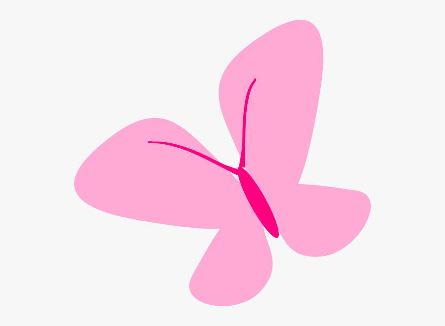 Free Vector Pink Butterfly, Transparent Clipart