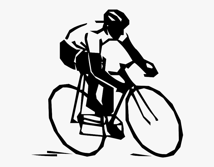 Svg Free Library Free Image On Pixabay - Cycling Clipart Black And White, Transparent Clipart
